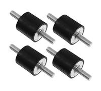 ELAYARD 4pcs Rubber Isolator Mounts Anti-vibration Shock Absorbers for Car Boat Equipment Silent Blocks with Screws Noise Reducing Rubber Dampers