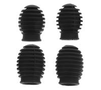 ELAYARD 4pcs Silicone Drumstick Covers Professional Mute Tips Protection Sound Reduction Drumstick Sleeves for Quiet Practice and Damage Prevention