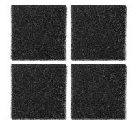 ELAYARD 4Pcs Square Sponge Compost Filters Activated Carbon Fiber for Kitchen Trash and Compost Bin Odor Absorbing Replacement Pads Compatible Countertop and Home Composters