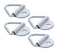 ELAYARD 4pcs Trailer Tow Hook Ring Steel Anchors for Truck Van Rv Cargo Tie down Fixing Accessories Sturdy Trailer Hooks Suitable for Automotive Cargo Securing