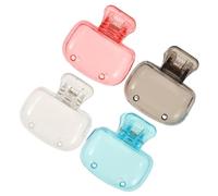 ELAYARD 4pcs Travel Toothbrush Covers Compact Toothbrush Holder Caps for Electric Sturdy Plastic Accessories