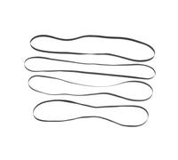 ELAYARD 4pcs Turntable Replacement Belts for Vinyl Record Player and Vcr Belt-driven Phonograph Accessories, Rubber Drive Belts in Multiple Sizes for Record Player Maintenance and Repair