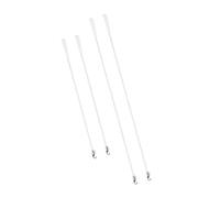 ELAYARD 4pcs Vertical Blind Tilt Wand Replacement Rods with Alloy Hook Fiberglass Window Blind Control Rods for Doors and Windows