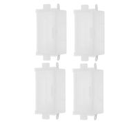 ELAYARD 4pcs White Plastic Battery Box for Gas Stove Power Supply 1.5v and 3v Independent Operation Safety Assurance Suitable for Home Kitchens and Locations without Electrical Access