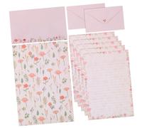 ELAYARD 5 Sets Writing Paper and Envelope Set Floral Animal Decorative Letter Paper Kit for Thank You Notes Poems Greetings Announcements Calligraphy Practice
