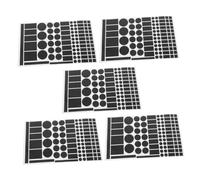 ELAYARD 5 Sheets LED Light Blocking Stickers Blackout Tape for Electronics Dimmer Decals for Tv Air Conditioner Power Indicators Easy Removal Versatile Compatibility Enhances Sleep Quality