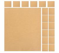 ELAYARD 50 Sheets Braille Writing Paper Pack for Blind Students Blank Braille Learning Sheets for Education and Accessibility Khaki for Visually Impaired Users