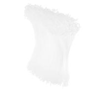 ELAYARD 5000pcs Plastic Tag Ties White Round Head Hang Tag Rope Fastener for Clothing Price Label Display and Inventory Management with Quick Assembly and Wide Compatibility