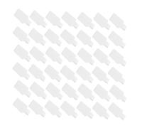ELAYARD 500pcs Self-Adhesive Price Tags Necklace Price Labels Sticky Labels Jewelry Display Jewelry Identification Tags Pricing for Pricing White Paper