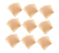 ELAYARD 500pcs Thickened Greaseproof Baking Paper Sheets for Pizza BBQ Fried Food Oil Absorbing Natural Wood Color Parchment Liners Multipurpose Oven and Fryer Tray Paper