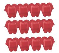 ELAYARD 50pcs Lip Shaped Adhesive Wound Patches Breathable Pe Material Skin Plasters for Minor Cuts and Injuries Suitable for All Ages Convenient Portable Care