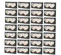 ELAYARD 50pcs Loving Heart Design Empty Eyelash Boxes Paper False Lash Packaging Cases Eyelash Organizer for Travel and Makeup Storage