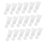 ELAYARD 50pcs Refillable Travel Bottles for Toiletries Soft Plastic Squeeze Tubes with Flip Cap for Face Wash Hand Lotion Cosmetic Dispensing Containers Lightweight