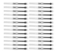ELAYARD 50pcs Screw-in Ink Absorber for Fountain Pen, 2.6mm Internal Diameter, Push Fill Writing Ink Converter for Calligraphy and Office Use
