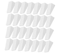 ELAYARD 50pcs Triangular Small Makeup Sponges Breathable Cosmetic Puff Foundation Wedges Dual-use Dry Wet Face Applicators for Women Makeup Tools