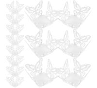 ELAYARD 50pcs White Chocolate Paper Candy Holders Lace Truffle Wrappers for Wedding Decor Chocolate Cupcake Liners Candy Packing Paper