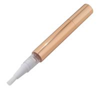 ELAYARD 5pcs 3ml Bright Gold Empty Nail Polish Pens Cosmetic Applicators Containers with Rotating Dispenser for Lip Gloss and Liquid Foundation Makeup Storage