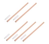 ELAYARD 5pcs Black Eyebrow Pencil Durable Wooden Brow Pen Smudge Resistant Precision Tool for Women and Men Sweatproof and Travel Friendly Cosmetic Accessory