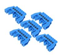 ELAYARD 5PCS Brass Terminal Bus Bar Strip Block Position Screw Connector for Grounding High Conductivity Copper Terminal Block for Industrial and Residential Wiring Systems