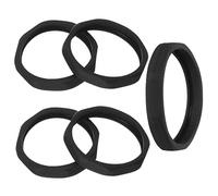 ELAYARD 5pcs Ktv Microphone Anti-rolling Rings Durable Mic Protection Circles for Non-slip Grip for Home Parties Conferences and Stage Performances Easy to Clean and Use
