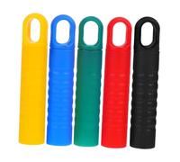 ELAYARD 5pcs Mop Rod Handle End Caps Replacement Grips Cut Resistant Safety Sleeves for Clothesline Stick Broom Tube Multipurpose Lightweight Ergonomic Cleaning Accessories