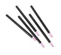 ELAYARD 5pcs Nail Engraving Polishing Pens for Cuticle Removal Dead Skin Grinding Nail Art Buffing Tools Black