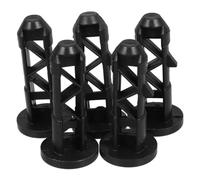 ELAYARD 5pcs Plastic Trash Can Lid Hinged Pins Connectors for Wheelie Bin Covers Replacement Secure Fit Outdoor Recycling Bin Accessories