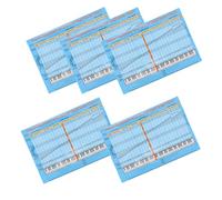 ELAYARD 5pcs Removable Piano Key Stickers with Chord Chart for Beginners PVC Keyboard Decals with Music Notation Guide and Easy to Remove Piano Notes Labels for Electronic and Standard