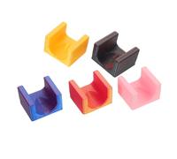 ELAYARD 5Pcs Reusable Manicure Finger Separator Spill Polish Guard Shield for Gel Painting French Tips DIY Nail Art Stenciling Protective Cuticle Barrier for Home and Salon Use