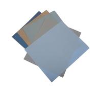 ELAYARD 5PCS Silicon Carbide Sandpaper Sheets Assorted Fine Grit Wet Dry Sandpaper to Grit for Wood Furniture Metal Sanding Automotive Polishing Cuttable Abrasive