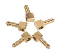 ELAYARD 5pcs Violin Cello Bow Frog Screws Metal String Adjustment Instrument Accessories for Stable Tension and Secure Attachment Compatible Violin Bow Repair