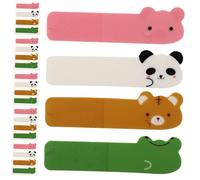 ELAYARD 6 Packs Transparent Pet Self-adhesive Page Tabs Sticky Annotation Flags for Books and Office Use Repositionable Colored Indexing Markers for Note Taking School Filing and