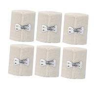 ELAYARD 6 Rolls Elastic Compression Wraps for Wound Support Home School Outdoor Use with Breathable Stretchable Cotton-Spandex Material
