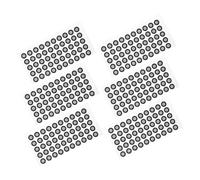 ELAYARD 6 Sheets High Reflective Marker Points for Scanner Reference Markers Reflective Film Stickers for Accurate Positioning and Identification in Reverse Engineering and Inspection