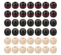 ELAYARD 60Pcs Large Hole Dreadlocks Braids Beads Set with Threading Tool, 8Mm Hole Hair Braid Beads for Jewelry Making, Craft Supplies for Hair Accessories and Bracelet Projects