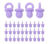 ELAYARD 60pcs Mini Resin Pacifiers for DIY Crafts Lightweight Mini Charms for Phone Case Decorations Shower Party Favors and Scavenger Hunt Accessories