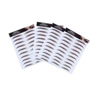 ELAYARD 6D Hair-Like Eyebrows Stickers - 4pcs Eyebrow Transfers, Brown Color, Waterproof and Durable for ' Daily Makeup