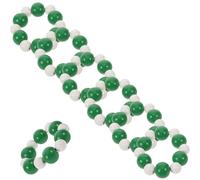 ELAYARD 6pcs Boho Nordic Wood Bead Napkin Rings St Patrick S Day Irish Table Decor Rustic Scandinavian Style Napkin Holder for Party and Dining Multipurpose Eco-friendly Serviette Buckles