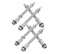 ELAYARD 6pcs Drum Tension Rods Hardware Set 78mm Gaskets Snare Drum Screws Replacement Kit and Percussion Instrument Accessories