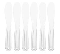 ELAYARD 6pcs Facial Mask Stick Plastic Applicator Reusable Skincare Tool Mask Spatula Even Coverage Skincare Spatula Spoon