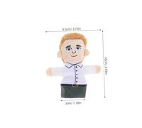 ELAYARD 6pcs Family Finger Puppet Set Soft Plush Educational Interactive Storytelling for Enhance Imagination Language Skills Playtime Learning Party Favors