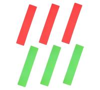 ELAYARD 6pcs Field Landmark Mat Ground Marking Tools Football Training Markers Sports Court Training Marker Agility Equipment Pvc