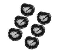 ELAYARD 6pcs Lace Hair Nets for Dancers Drawstring Bun Cover Professional Mesh Hairnet for Ballet Food Service and Performance Use for Flight Attendants and Bank