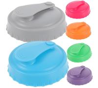 ELAYARD 6pcs Leak Silicone Can Lids Reusable Beverage Can Caps for Spill Prevention and Fresh Storage
