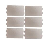 ELAYARD 6pcs Microwave Waveguide Cover Mica Plate Replacement High Temperature Resistant Insulation Pads for Oven Repair Home Appliance Maintenance