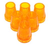 ELAYARD 6Pcs Non-Slip Cane Tips Replacement for Walking Sticks Anti-Skid Crutch Foot Pads Trekking Pole Ends for Stability and Wear Resistance