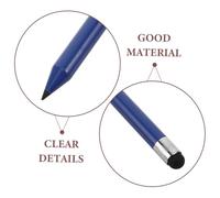 ELAYARD 6pcs Pencil-style Stylus Pens for Touchscreens Multi-color Capacitive Screen Pens for Accurate Writing Drawing and Navigation Smartphones and Tablets Lightweight and Portable
