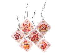 ELAYARD 6pcs Rituals Car Perfume Alternative Car Aromatherapy Tablets Fragrance Auto Fresheners Refill