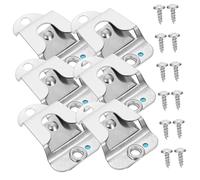 ELAYARD 6pcs Stainless Steel Microphone Clip Hooks Mic Holder for Cb Radio Mobile Holder Mic Hanging Clips Practical Storage