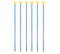 ELAYARD 6PCS Suction Cup Arrows for Plastic Bow Arrows with Strong Adhesion Bright Colors for Indoor Outdoor Archery Games S